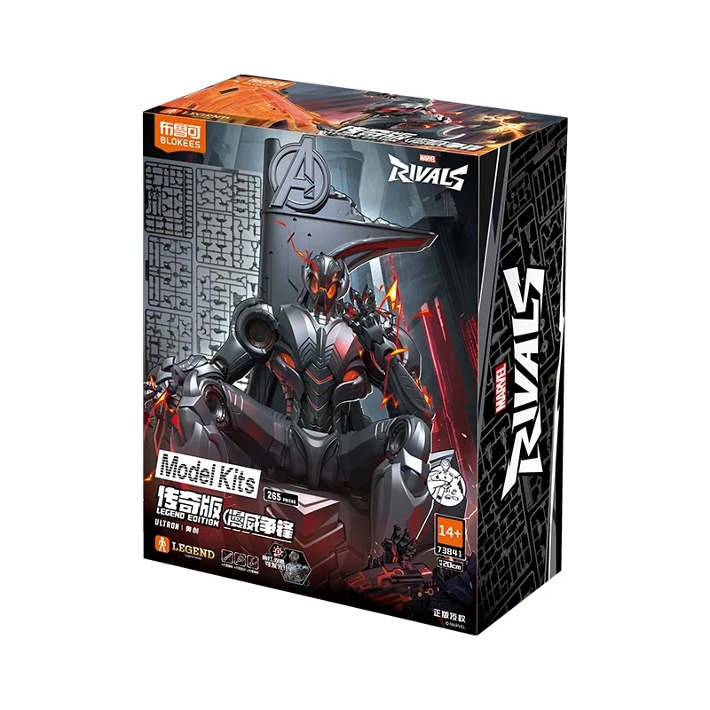 Nouveautés en stock : Figurines d'action Blokees Marvel Rivals Legend Class Wave 1 Ultron Daredevil Anti-Venom, modèles de robots de collection, jouets.