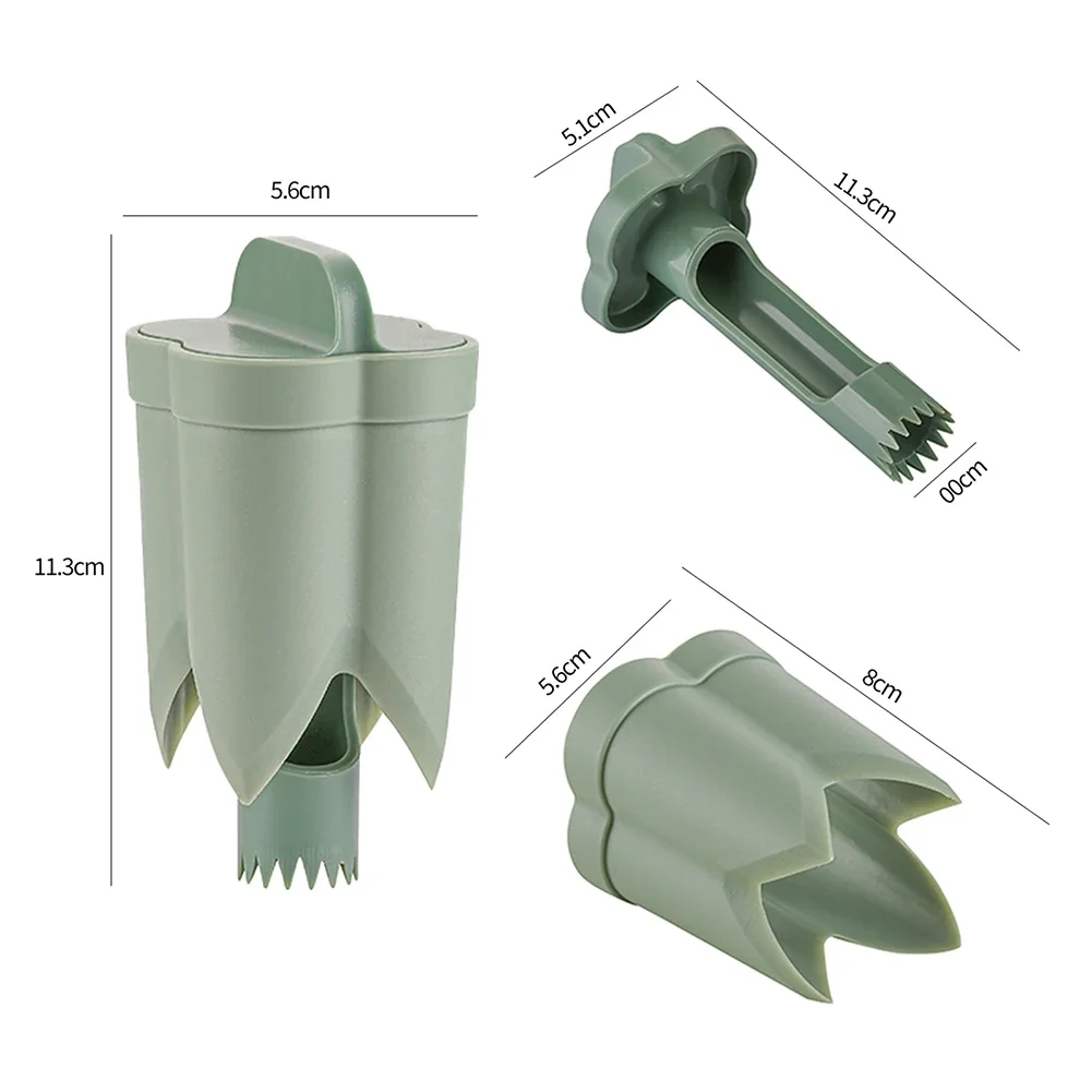 Corer de fruits et légumes 2 en 1, dissolvant de graines de noyau de poivre de couleur, outil de carottage de fruits et légumes réutilisable, ustensile de cuisine Portable