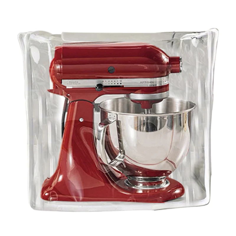 Pour KitchenAid4.5qt 5qt tête haute Housse anti-poussière en TPU du chef ; Étui de protection étanche à l'huile pour machine à mélanger et à pétrir transparente