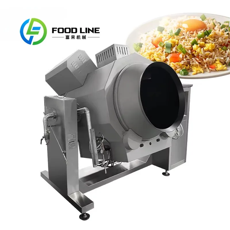 Robot de cuisine commercial en acier inoxydable