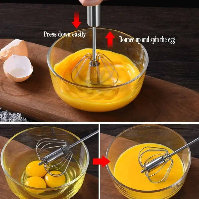 Fouet de cuisine en acier inoxydable