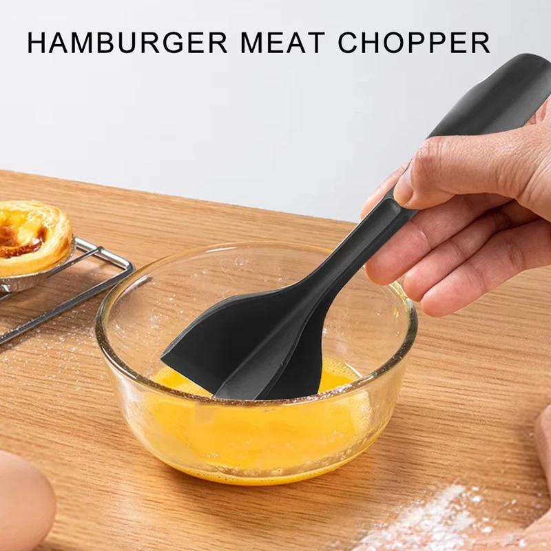 Hachoir à viande AT19-2Pcs Mélange antiadhésif Presse polyvalent Ustensile de cuisine Outil Chaleur Bœuf citrouille