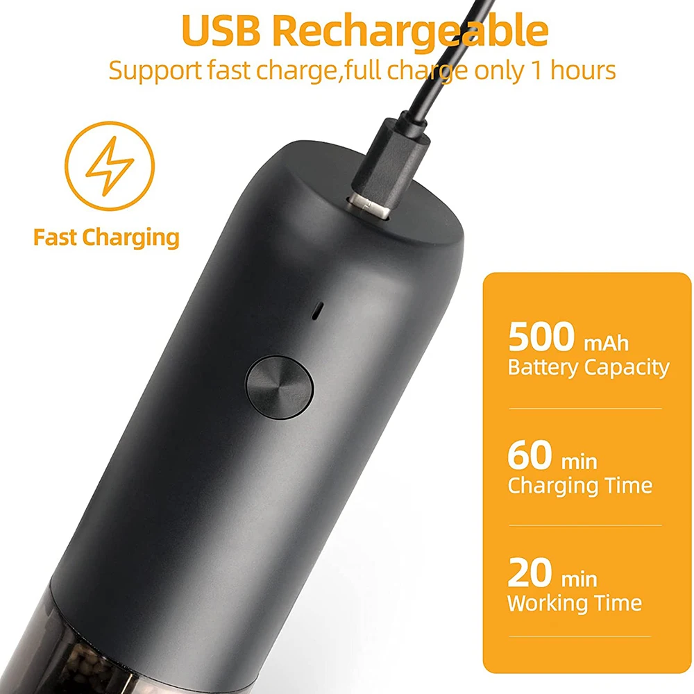 Moulin Électrique USB Automatique Mi pour Poivre