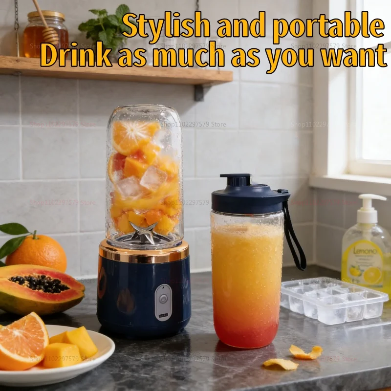 Blender électrique portable 6 lames