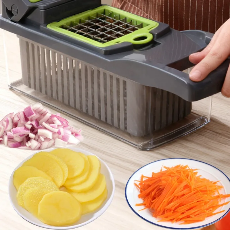 Hachoir à légumes râpe à fruits multifonctionnelle coupe-fromage