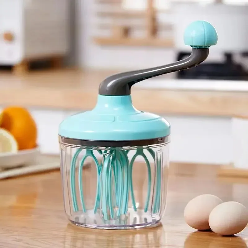 Fouet manuel semi-automatique multi-usage pour blanc d'œuf/crème/pâte à gâteau mélangeur à manivelle outils de cuisine ménagers