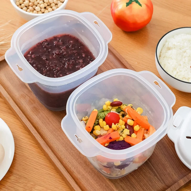 Cuiseur à riz multifonctionnel en PP de qualité alimentaire pour micro-ondes