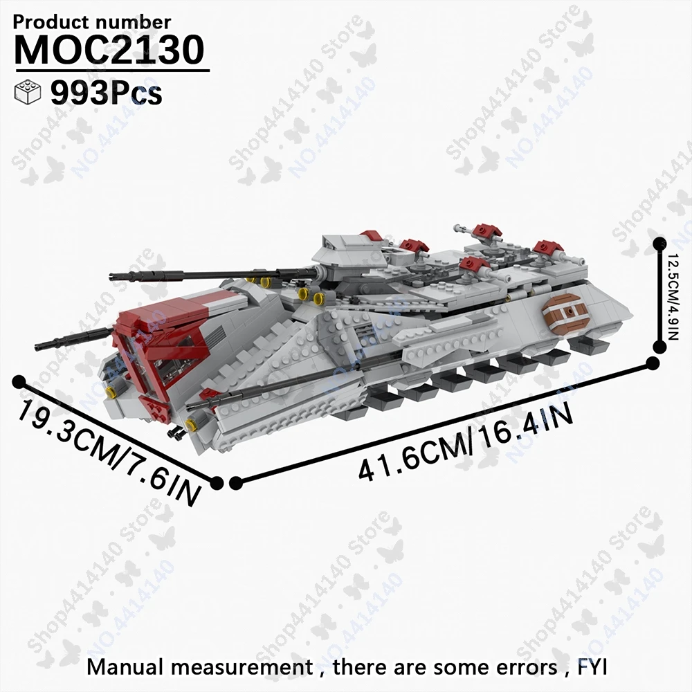 MOOXI film interstellaire guerres spatial Robot avion pendentif AAT réservoir Transport modèle bloc de construction MOC brique bricolage jouets enfants cadeau