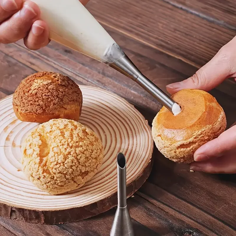 Kit de tuyauterie de pâtisserie Choux en acier inoxydable