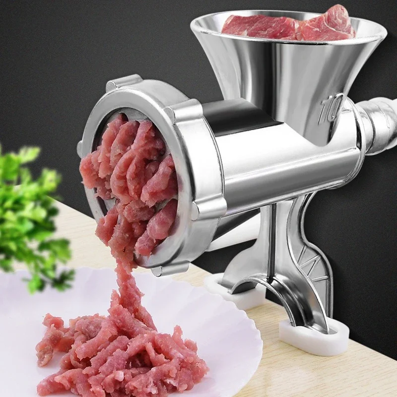 Hachoir à viande manuel multifonctionnel à manivelle