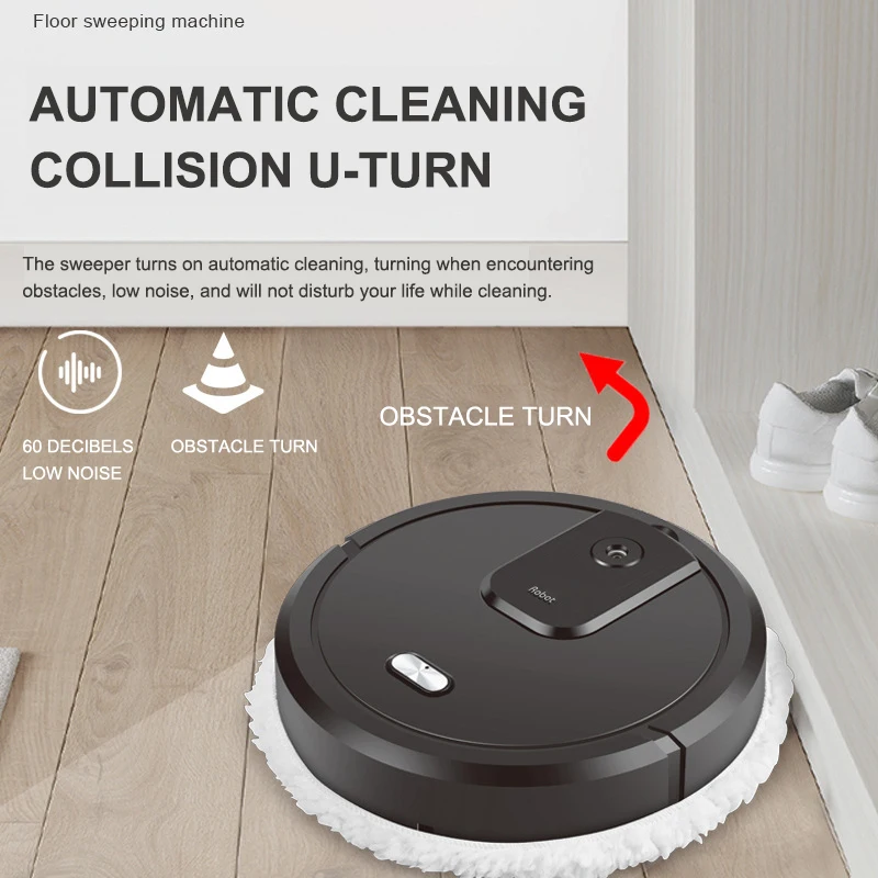 NOUVEAU Robot aspirateur intelligent et laveur, nettoyage à sec et humide, rechargeable, appareil électroménager avec pulvérisation humidifiante