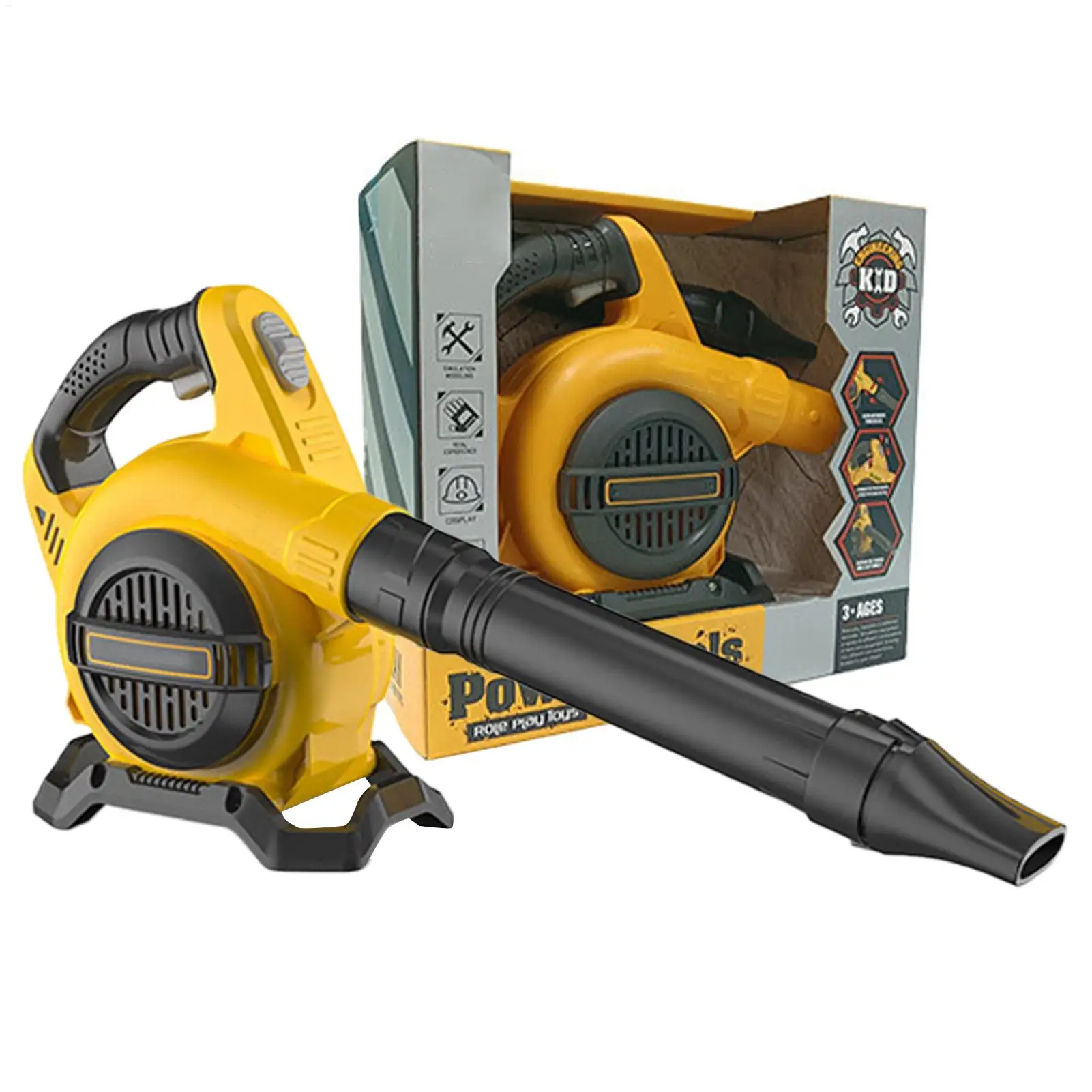 Souffleur de feuilles à piles pour enfants, aspirateur sans fil, collecteur de poussière de feuilles de jardin, collecteur d'ordinateur, souffleur d'air électrique