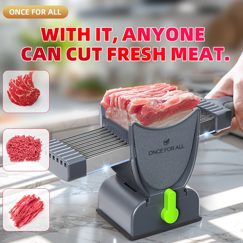 Coupe-viande fraîche manuel Miniature en acier inoxydable