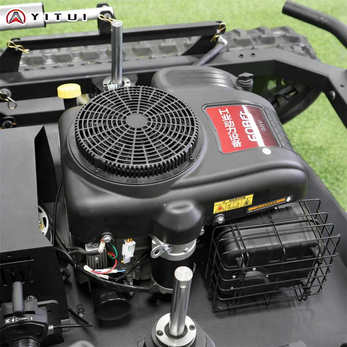 Tondeuse à gazon tout-terrain autopropulsée télécommandée pour usage domestique, jardin et pelouse, petite taille, sur mesure