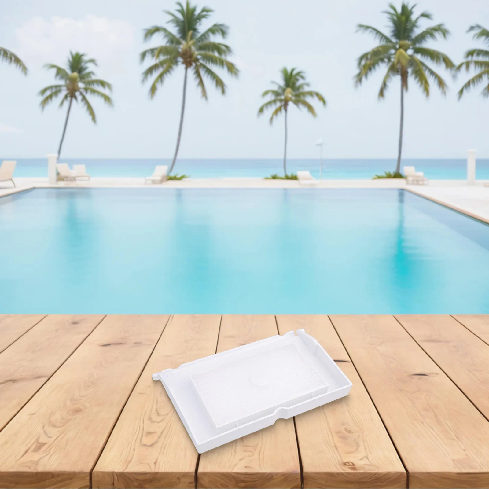 Écumoire 20,5x12,5 cm pour 1091 écumoire avec éponge piscine écumeur remplacement déversoir spas bains à remous écumeur de piscine