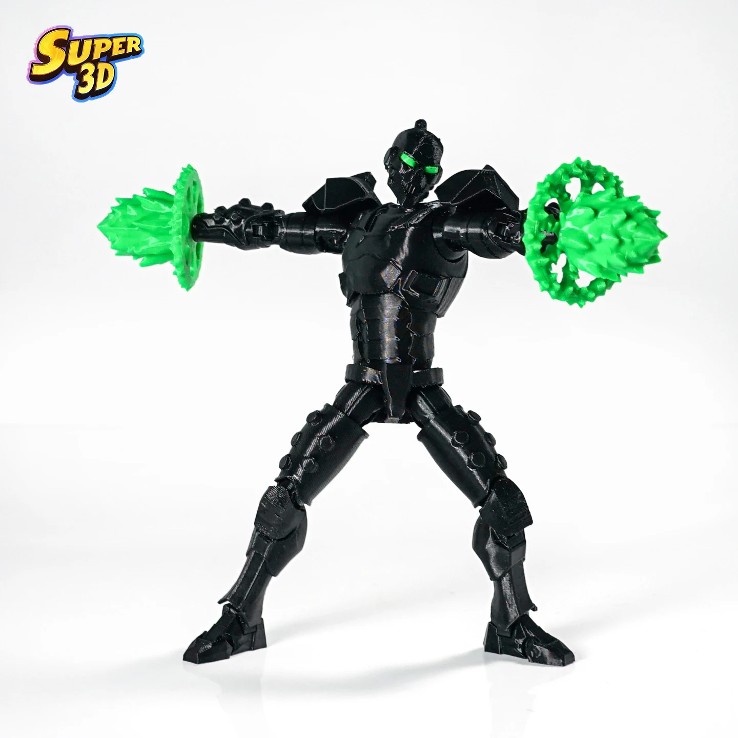 Super Robot Rudy Armure Noire Imprimé en 3D, Figurine d'Action Multi-Articulée T13 Dummy13, Jouet pour Garçon