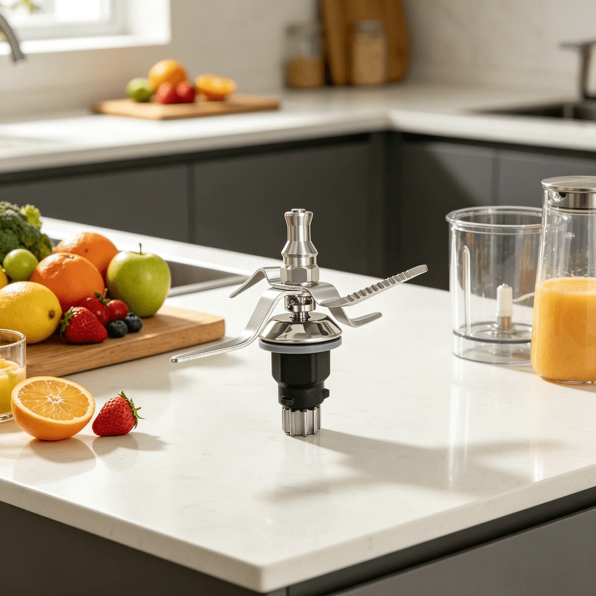 Kit de lames de mixeur détachables en acier inoxydable