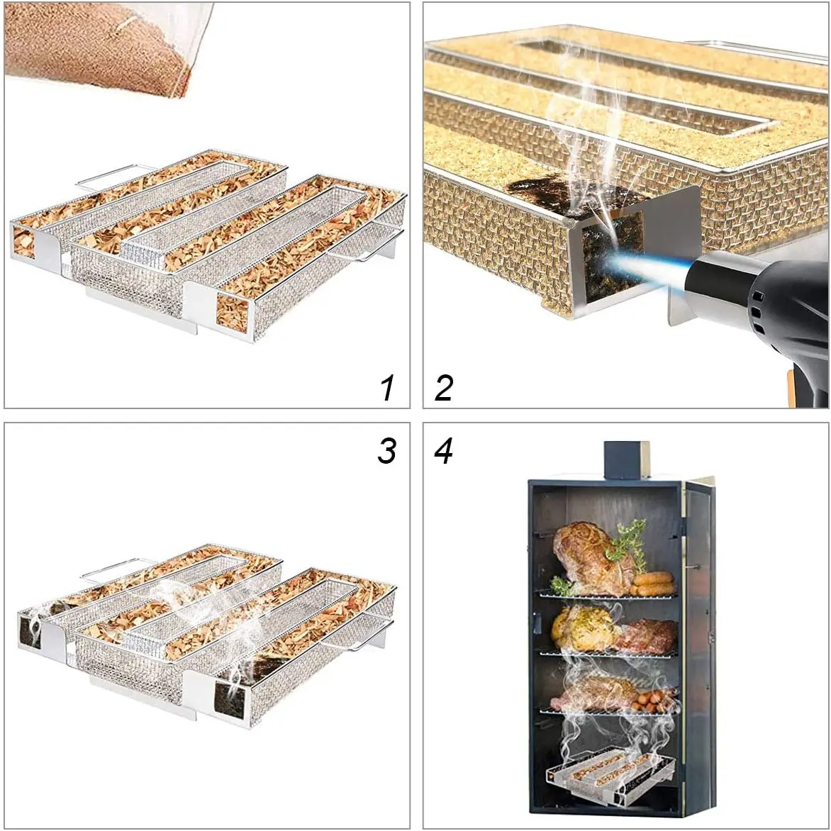 Générateur de fumée froide pour fumeur barbecue gril
