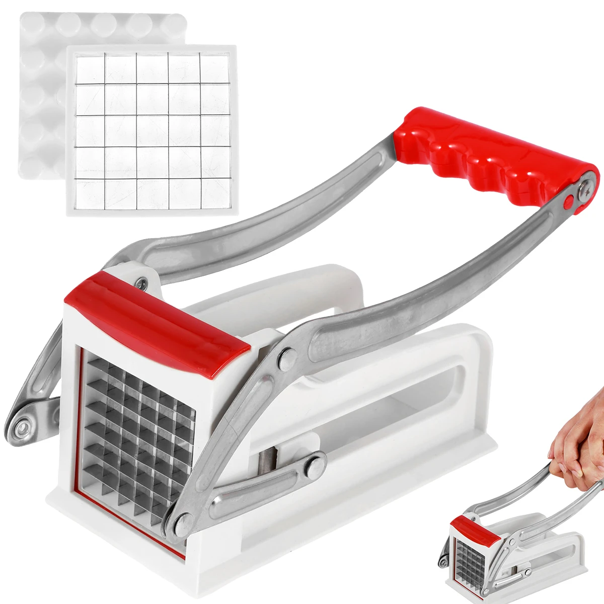 Coupe-frites en acier inoxydable