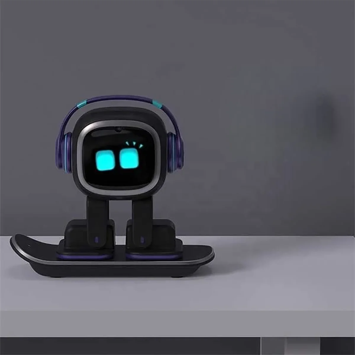 Robot intelligent EMO AI 2025 - Commande vocale, reconnaissance faciale et automatisation domestique, robot compagnon éducatif pour bureau intelligent