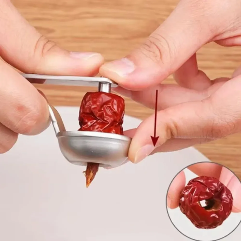 Dissolvant de noyau de cerise en acier inoxydable