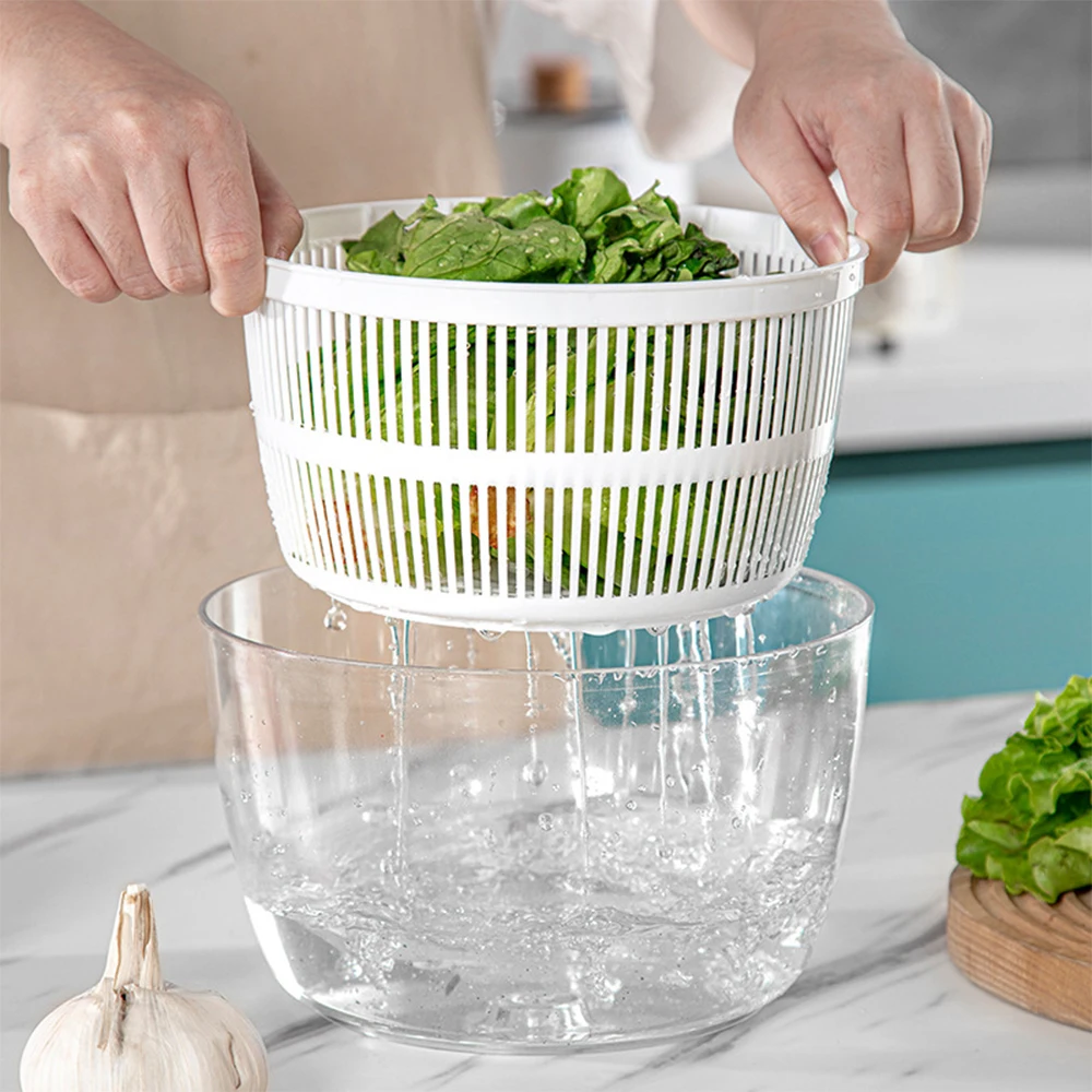 Grand essoreuse à salade de 3L avec couvercle