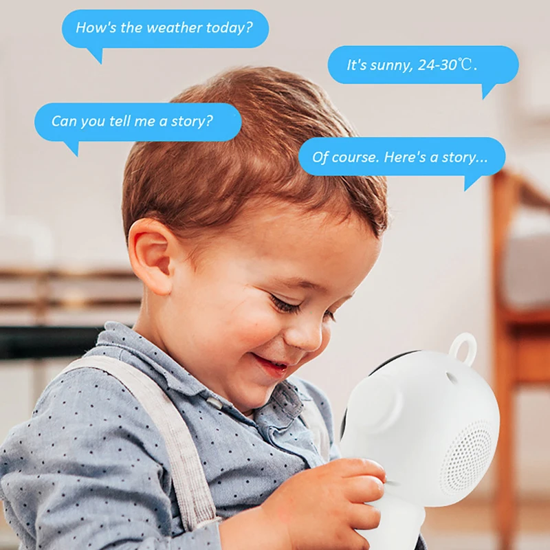 Robot intelligent IA WiFi, jouets éducatifs pour enfants, reconnaissance vocale et machine d'apprentissage interactive par la voix