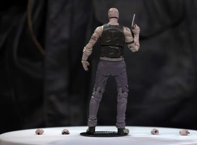 Figurine d'action Mcfarlane Toys Mcfarlane Gaming Edition 7 pouces Fallout Wv1 - Joshua Graham (Fallout New Vegas) Modèle de poupée Kit de garage
