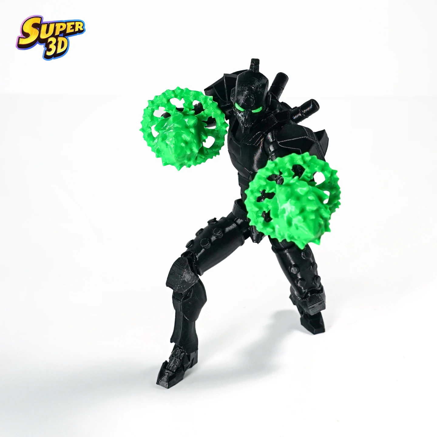 Super Robot Rudy Armure Noire Imprimé en 3D, Figurine d'Action Multi-Articulée T13 Dummy13, Jouet pour Garçon