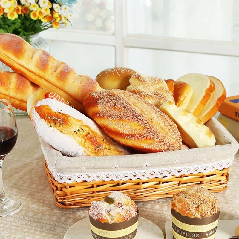 Simulation de nourriture, modèle de pain artificiel, faux beignet, décoration de maison, magasin de gâteaux, boulangerie, affichage de fenêtre, accessoires de photographie
