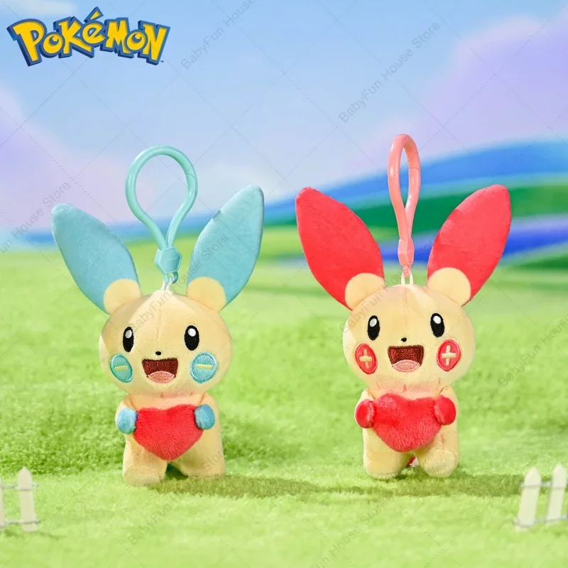 Porte-clés en peluche Pokemon original Mimikyu Gengar Snorlax Umbreon, poupées en peluche Kawaii Espeon Jigglypuff Sprigatito Quaxly, cadeau