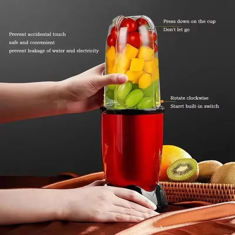 Mixeur de cuisine portable et stationnaire pour smoothies