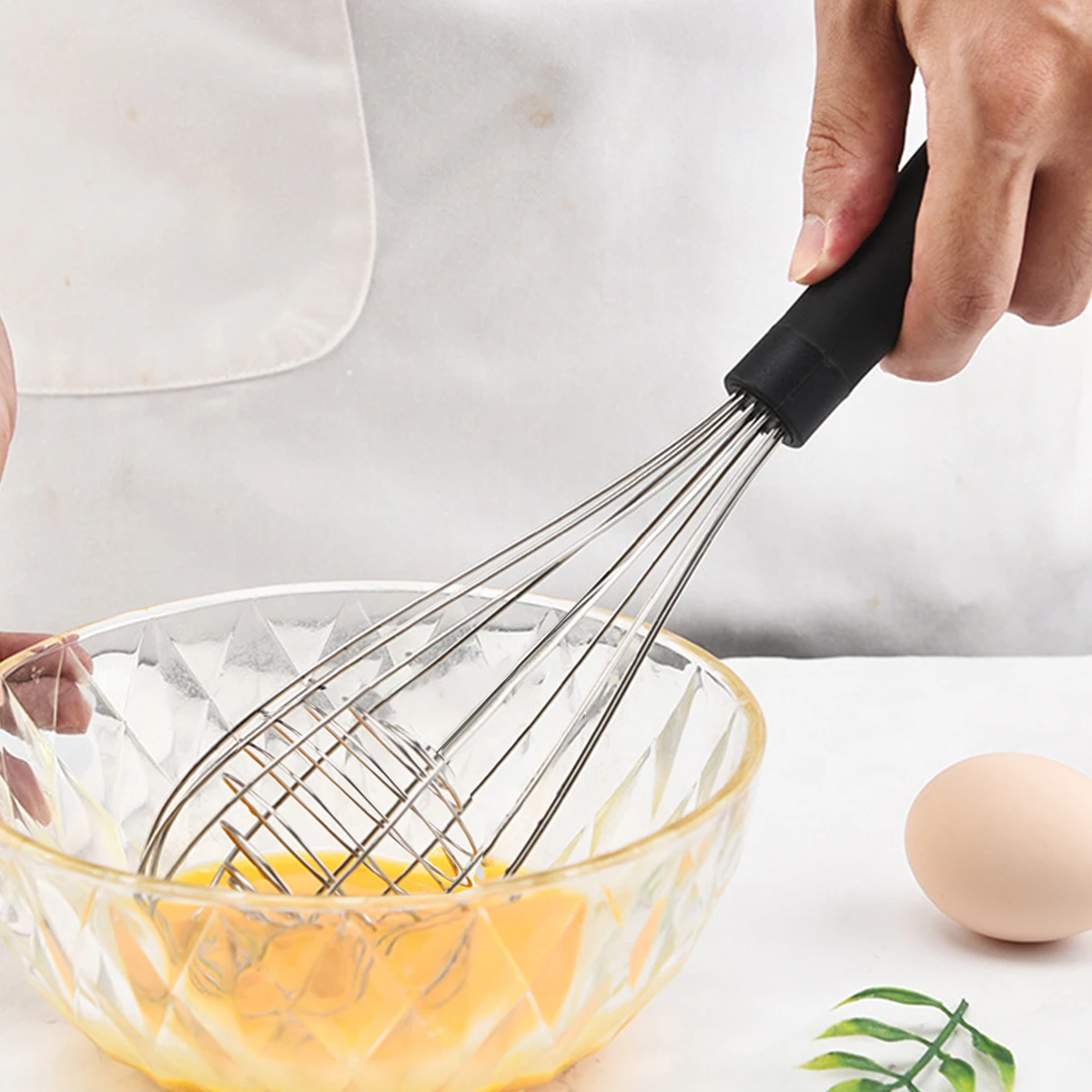 Fouet à ballon pour la cuisine : fouet de cuisine en acier inoxydable