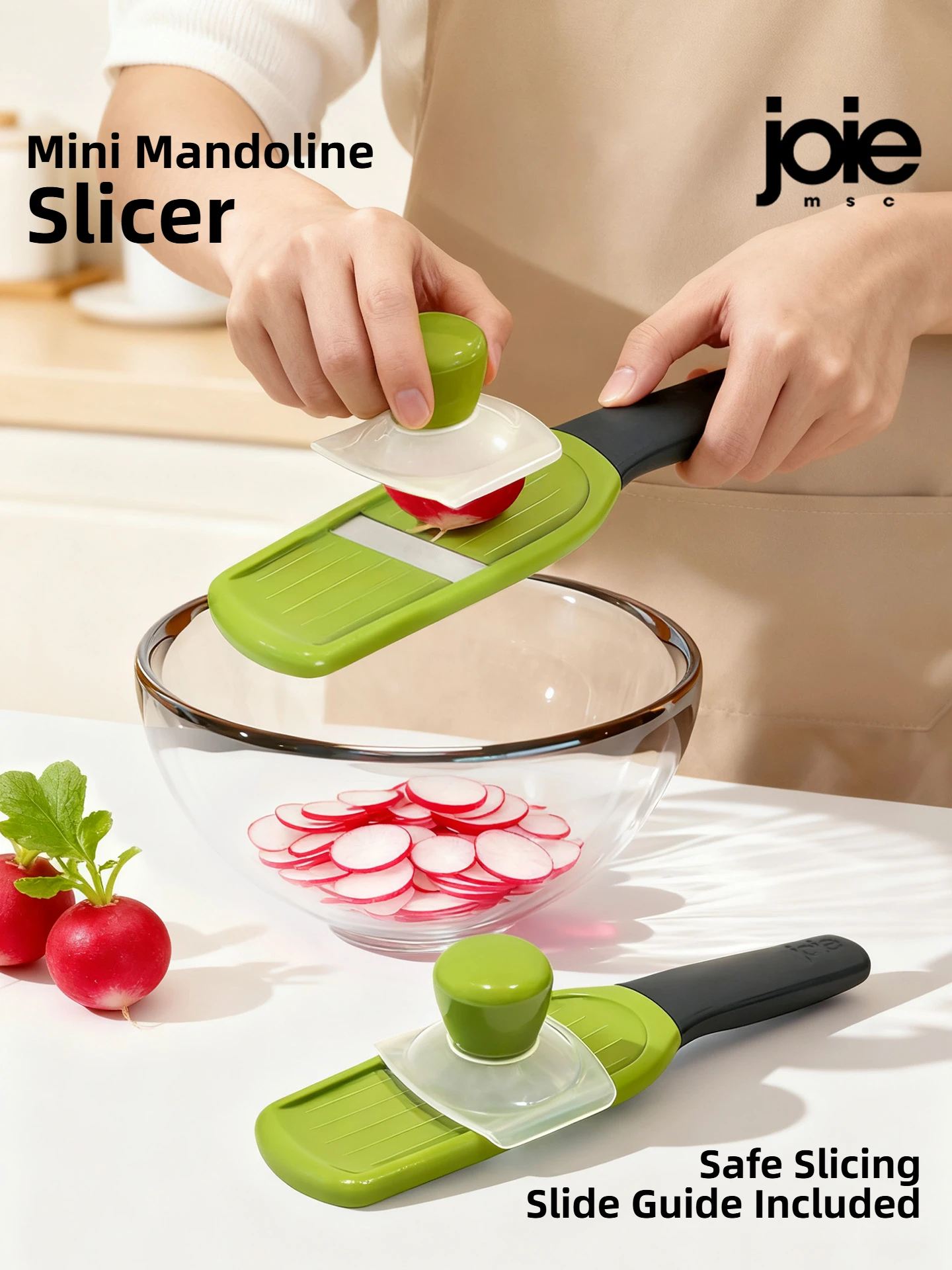 Joie Mini Mandoline trancheuse acier inoxydable coupe-légumes pour pomme de terre carotte concombre fromage accessoires de cuisine outils