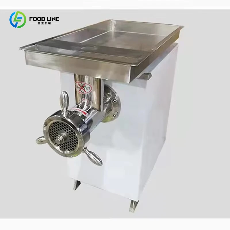 Grand hachoir à viande commercial en acier inoxydable