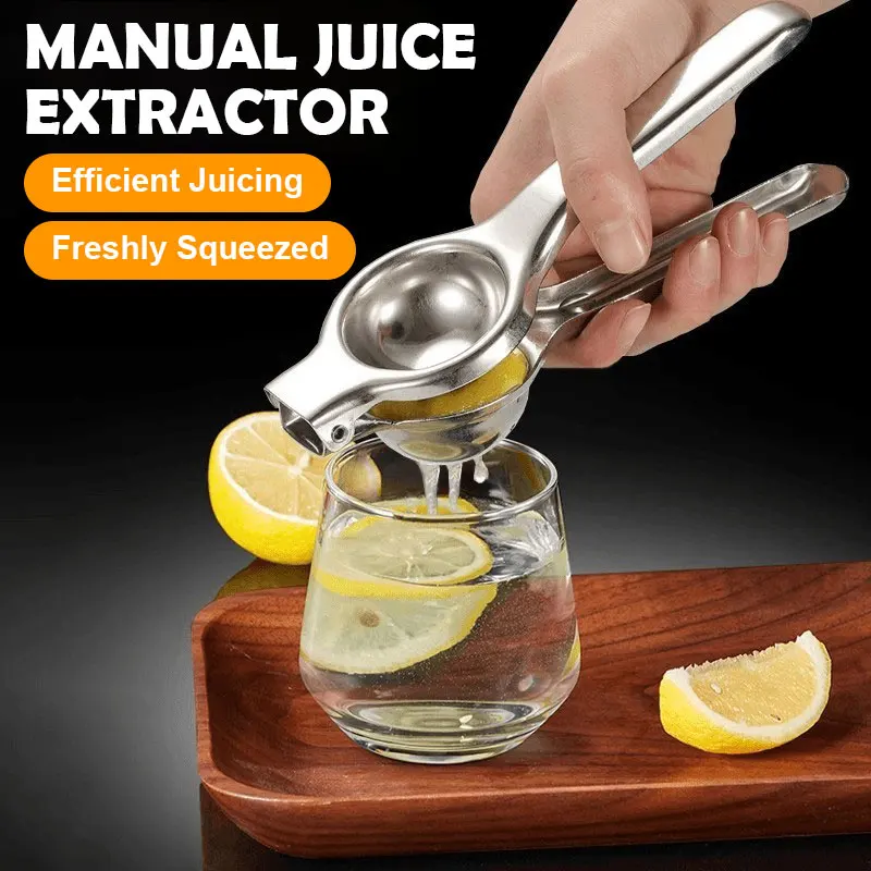 Extracteur de jus manuel en acier inoxydable