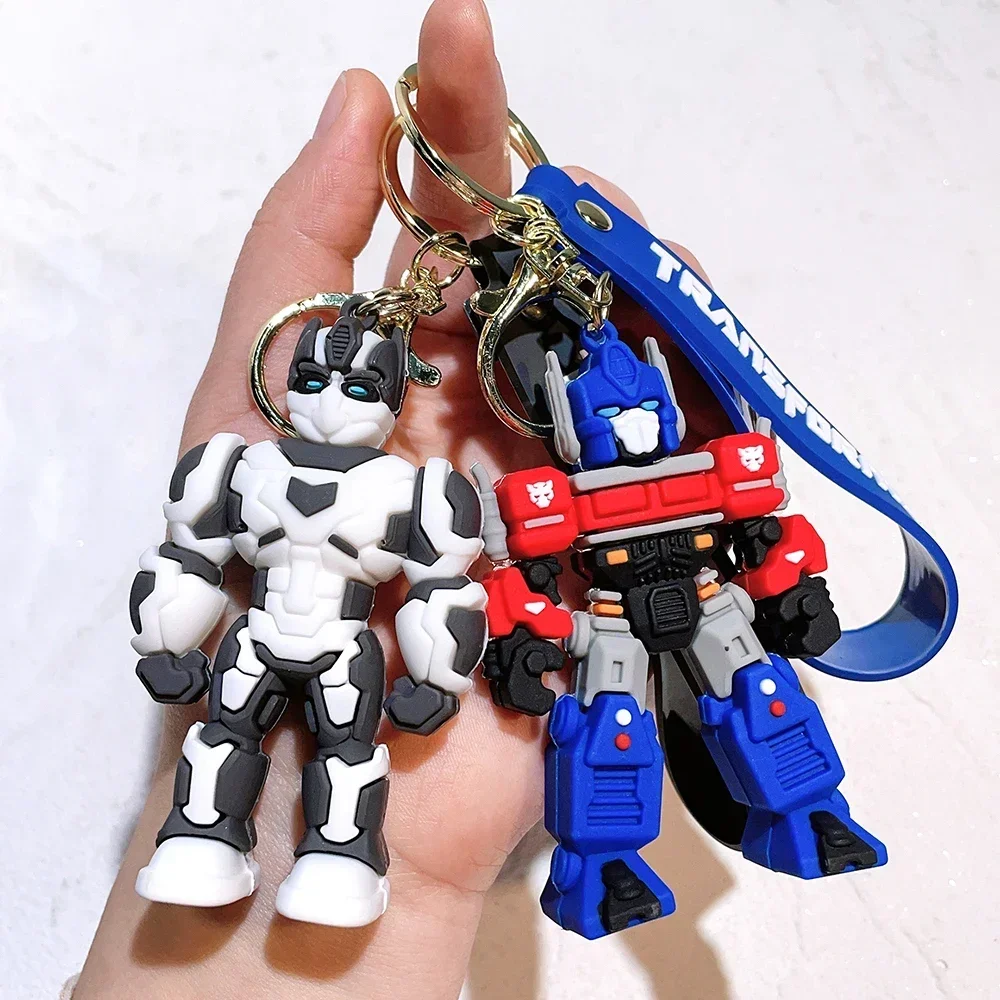 Transformateurs classiques Optimus Prime Bumblebee 3D jouet voiture porte-clés pendentif accessoires marché de nuit en gros