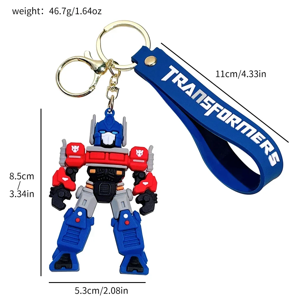 Transformateurs classiques Optimus Prime Bumblebee 3D jouet voiture porte-clés pendentif accessoires marché de nuit en gros