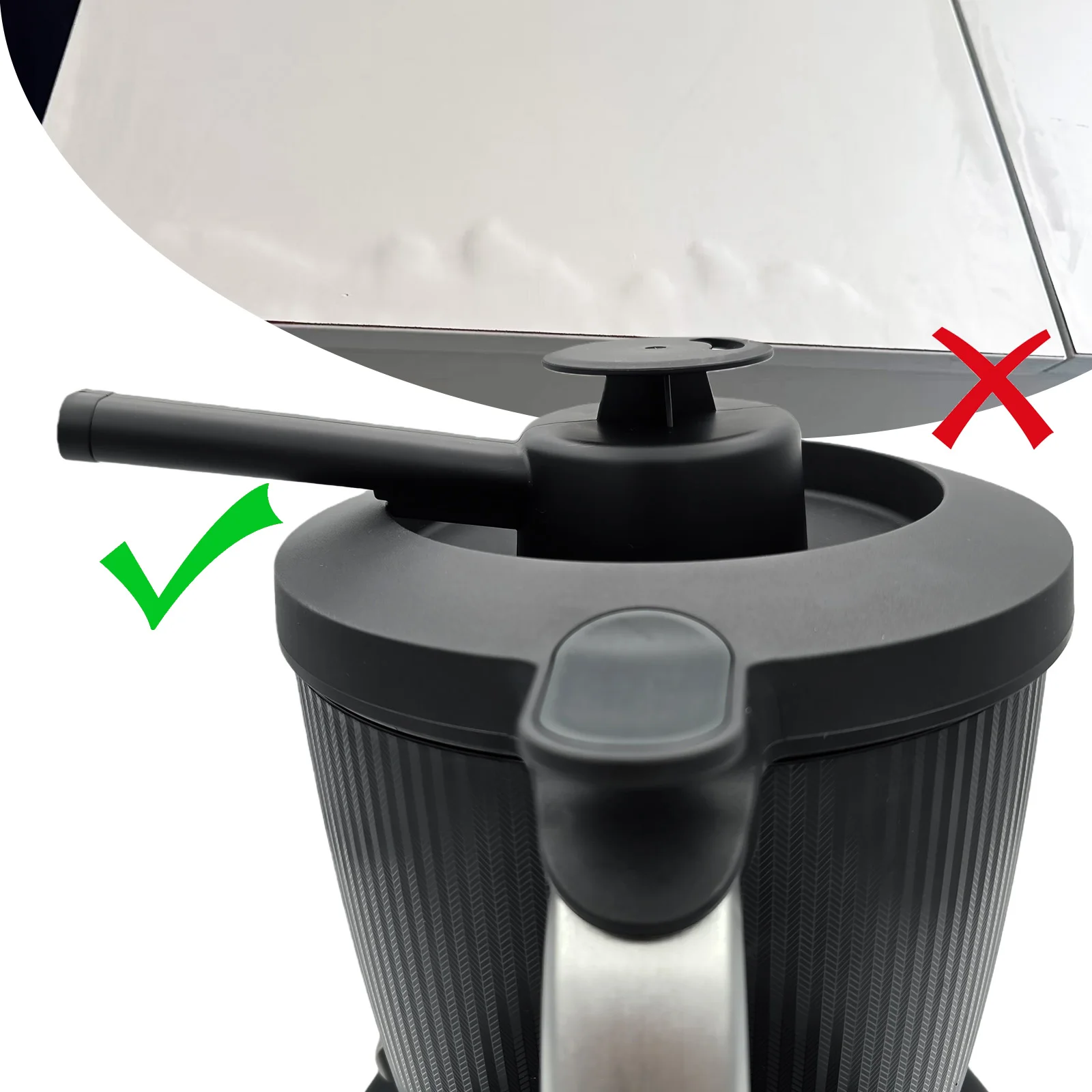 Déviateur vapeur compatible avec Thermomix TM7 – 360 ° Déflecteur