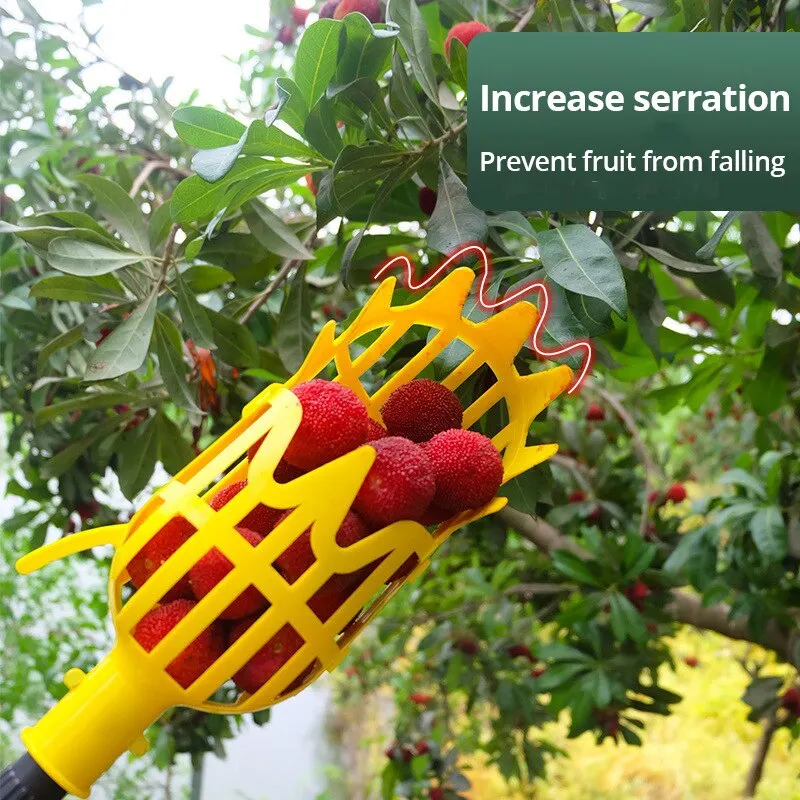 Ferme Jardin Cueillette DeviceGarden Outils Panier Profond Fruits Picker Tête Pratique Fruit Catcher Pomme Pêche
