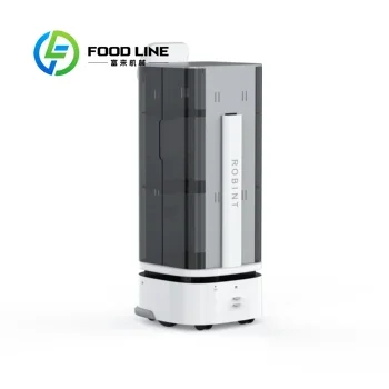 Robot de livraison commercial intelligent avec écran LED, auto-rechargeable, évitement d'obstacles, pour service en chambre de café et d'hôtel, personnalisable