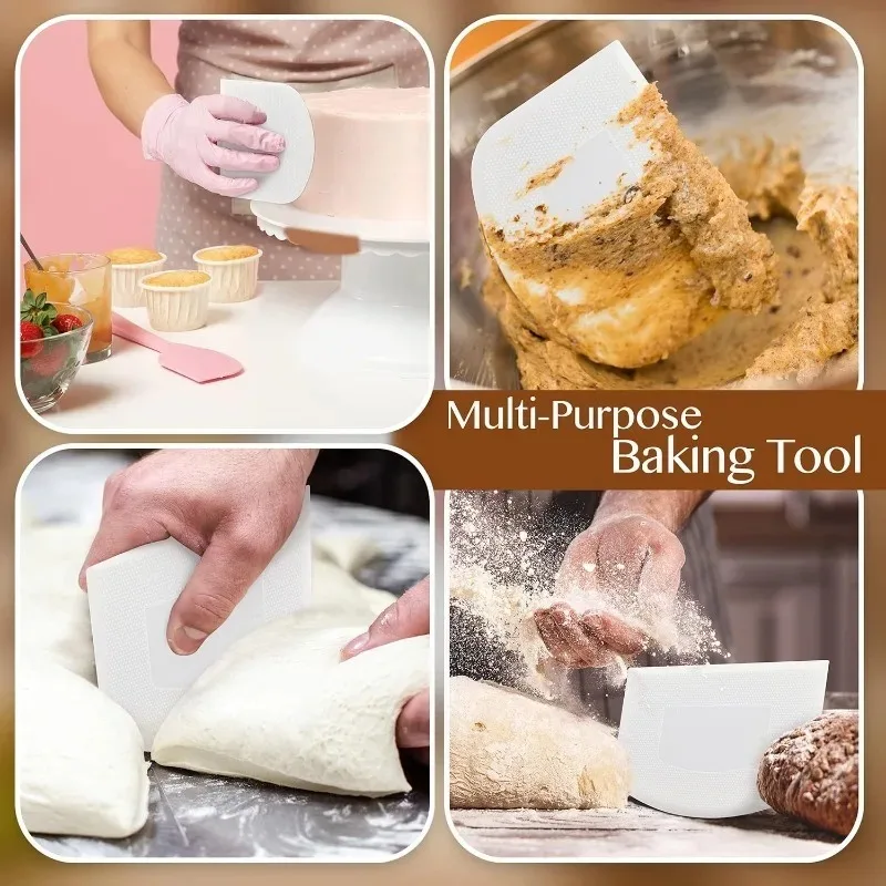 1 pièce Spatule multifonctionnelle à bord lisse pour pâte