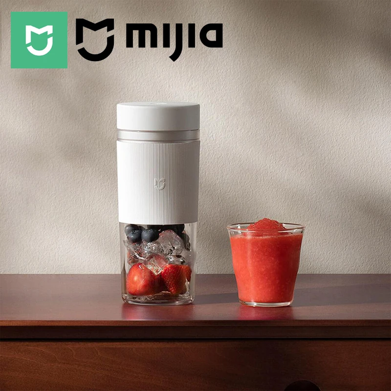 Mixeur Portable MIJIA 2 en 1 : Extracteur de Jus Électrique et Robot Culinaire pour Fruits et Légumes à Domicile