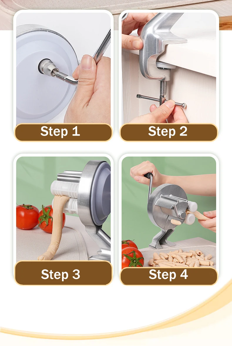 Pizzathome-Machine à pâtes Cavatelli