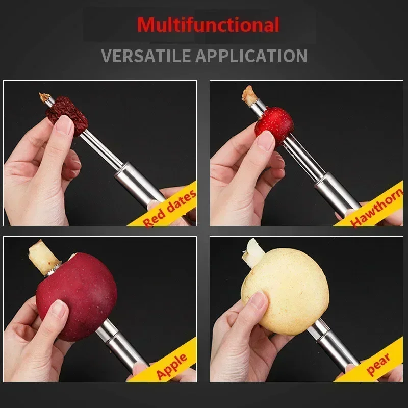 Coupe-noyau de fruits, Gadgets de cuisine en acier inoxydable