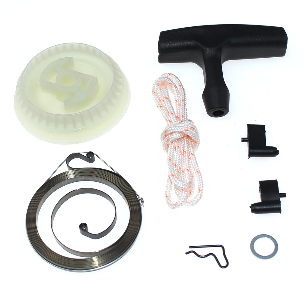 Poignée de démarreur, corde de démarreur, poulie de démarreur, ressort de rembobinage, poinçon pour Stihl 017 018 019T 020 020T 021 023 025 MC200 MS170 MS171