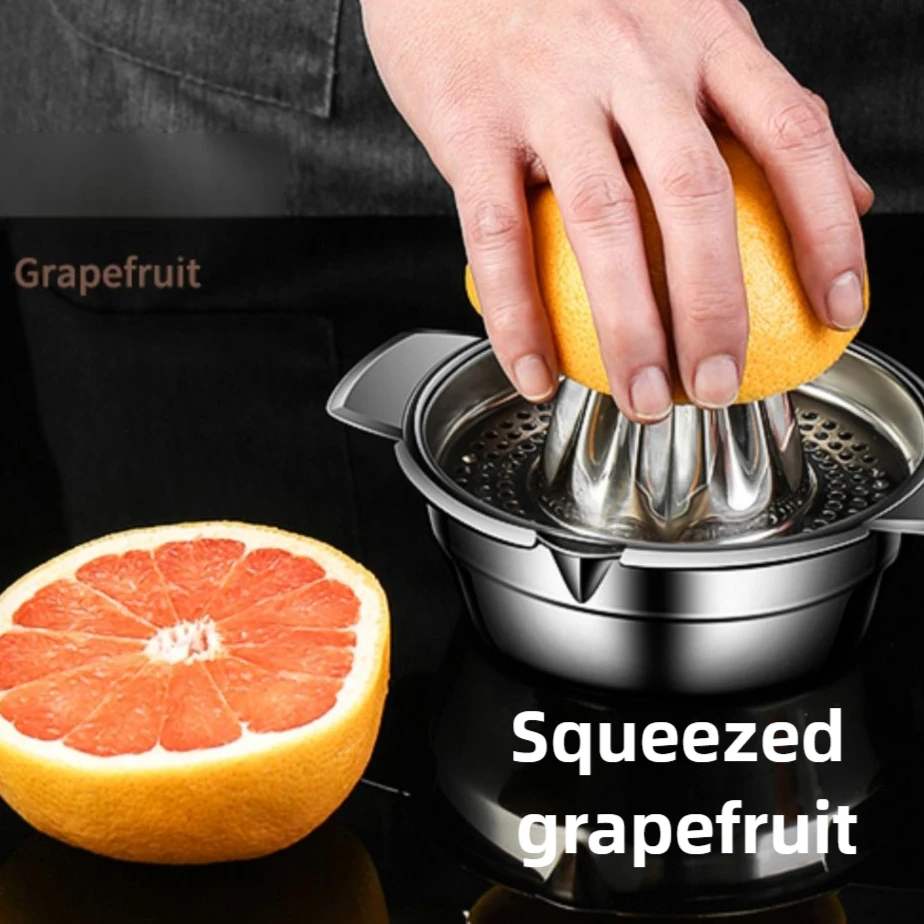 Presse-agrumes manuel en acier inoxydable pour citron et orange