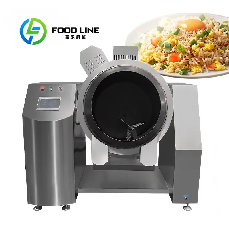 Robot de cuisine commercial en acier inoxydable