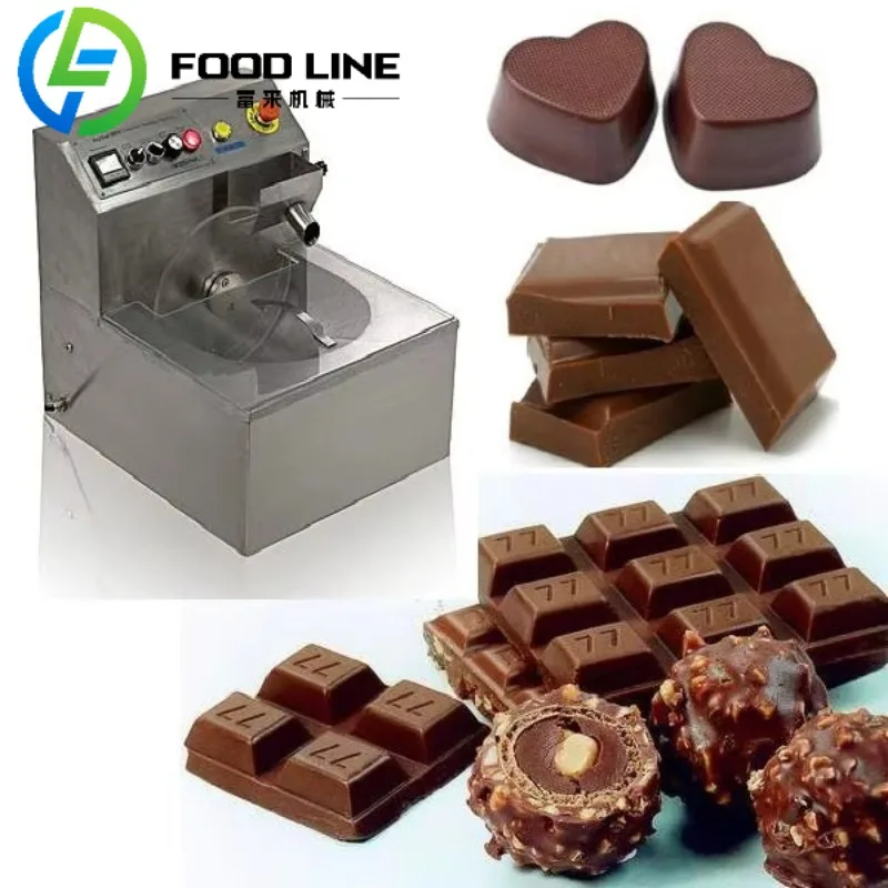Machine automatique de moulage de chocolat de petite taille de table de 5 kg pour la fabrication