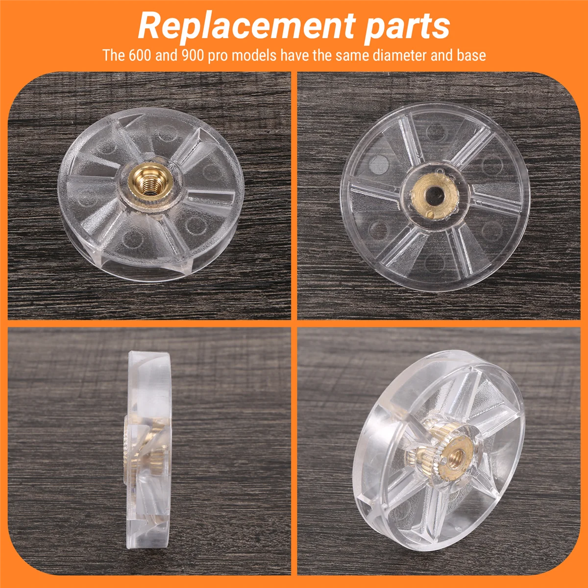 Lot de 3 pièces de rechange pour engrenage de base supérieur